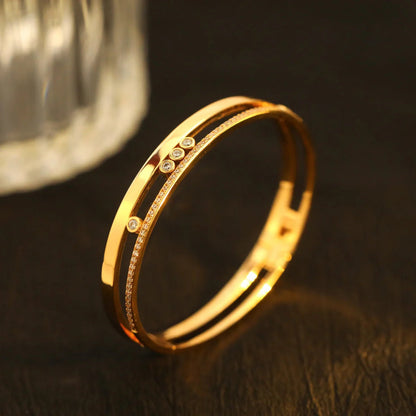 [ECHO]Move Romane Diamond Bangle Bracelet