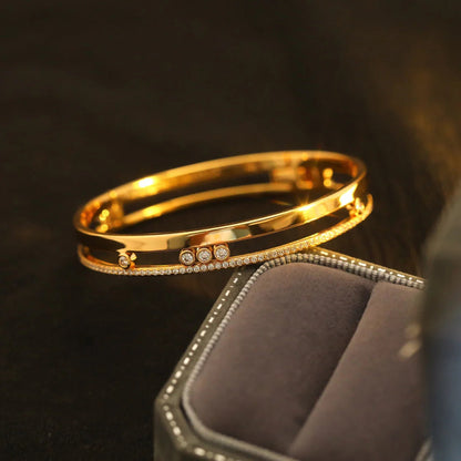 [ECHO]Move Romane Diamond Bangle Bracelet
