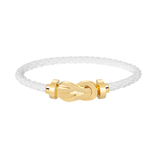 [ECHO ]CHANCE LARGE 8 FIGURE BUCKLE NO DIAMOND BRACELET GOLD