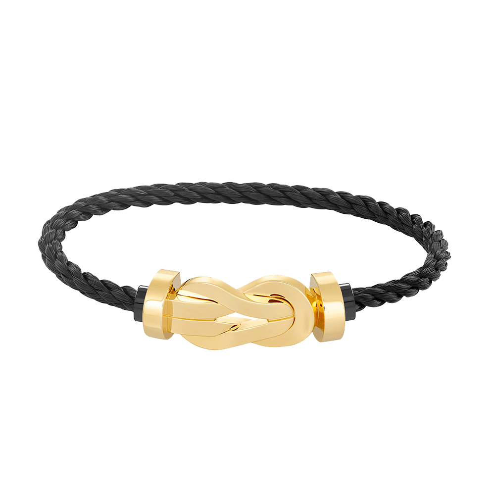 [ECHO ]CHANCE LARGE 8 FIGURE BUCKLE NO DIAMOND BRACELET GOLD