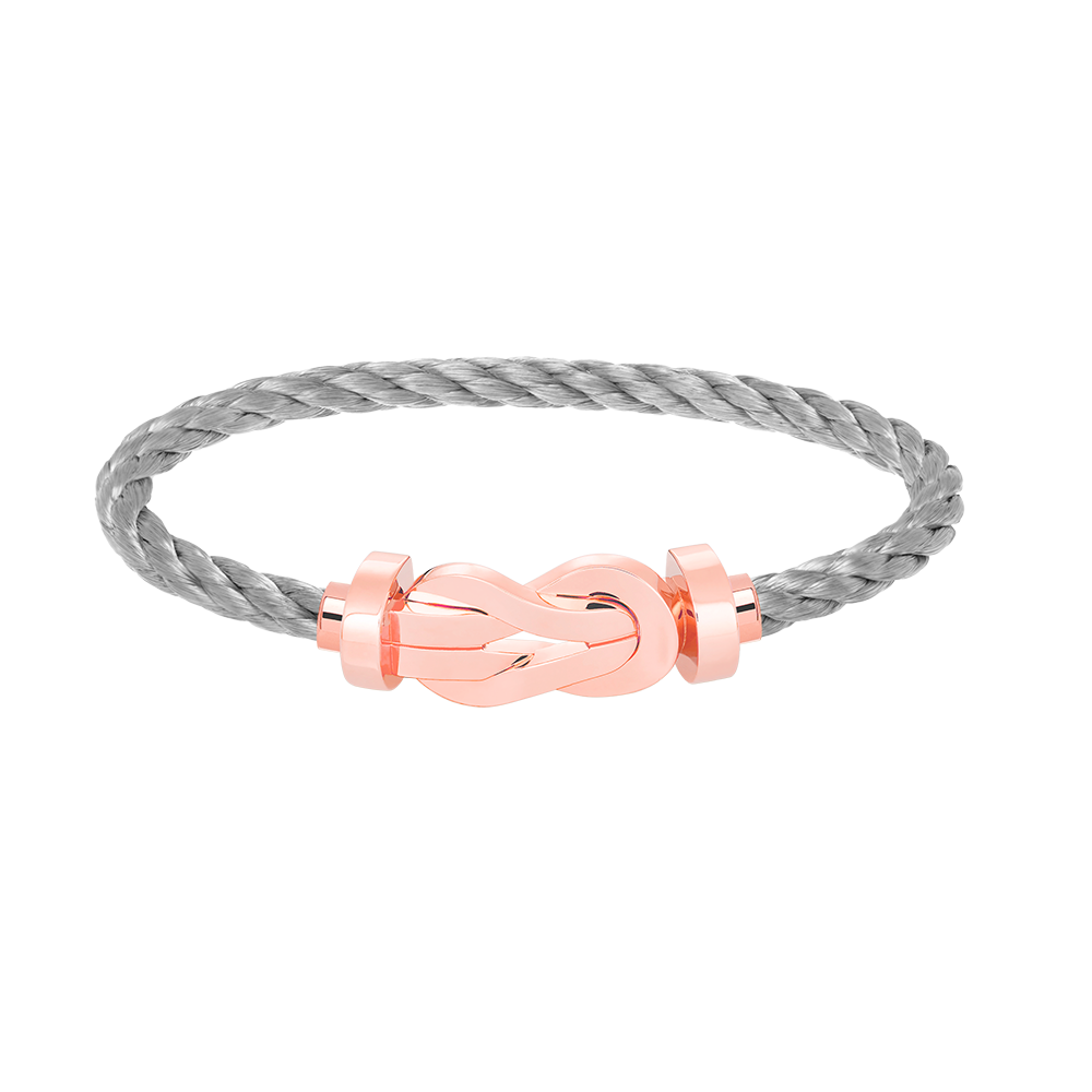 [ECHO ]CHANCE LARGE 8 FIGURE BUCKLE NO DIAMOND BRACELET ROSE GOLD