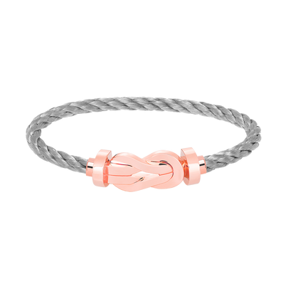 [ECHO ]CHANCE LARGE 8 FIGURE BUCKLE NO DIAMOND BRACELET ROSE GOLD