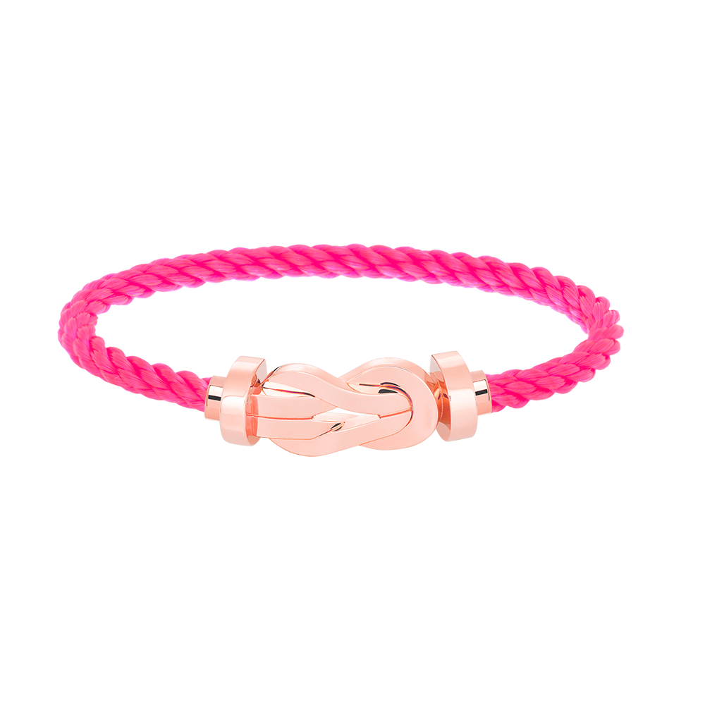 [ECHO ]CHANCE LARGE 8 FIGURE BUCKLE NO DIAMOND BRACELET ROSE GOLD