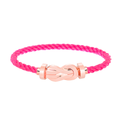 [ECHO ]CHANCE LARGE 8 FIGURE BUCKLE NO DIAMOND BRACELET ROSE GOLD