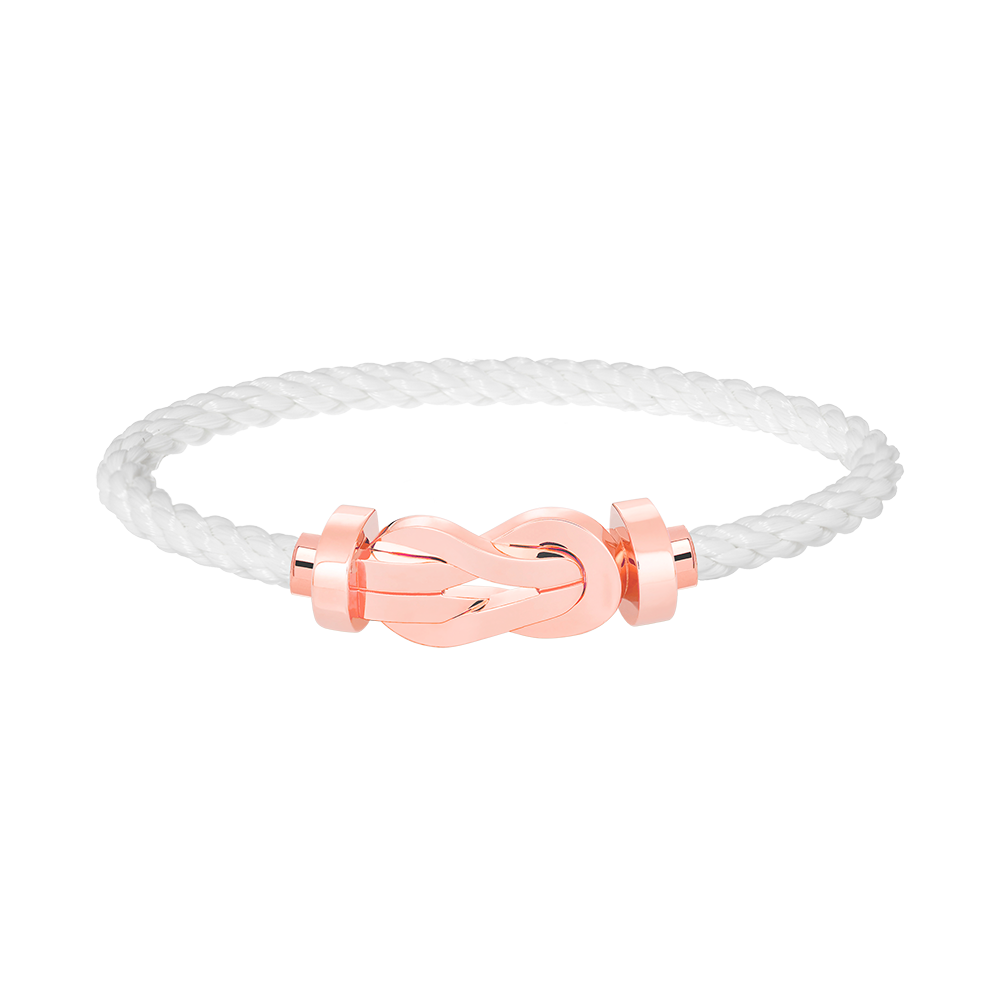 [ECHO ]CHANCE LARGE 8 FIGURE BUCKLE NO DIAMOND BRACELET ROSE GOLD