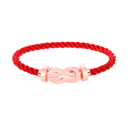 [ECHO ]CHANCE LARGE 8 FIGURE BUCKLE NO DIAMOND BRACELET ROSE GOLD