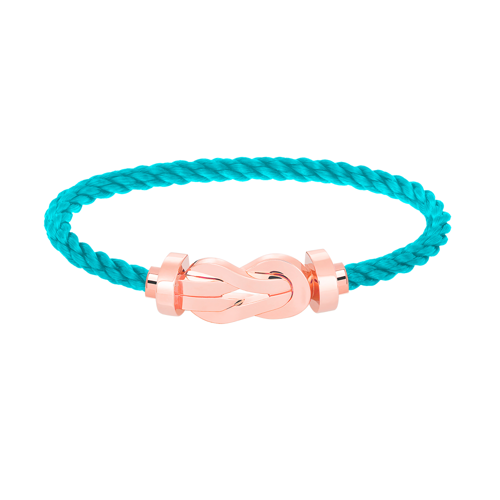 [ECHO ]CHANCE LARGE 8 FIGURE BUCKLE NO DIAMOND BRACELET ROSE GOLD