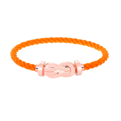 [ECHO ]CHANCE LARGE 8 FIGURE BUCKLE NO DIAMOND BRACELET ROSE GOLD