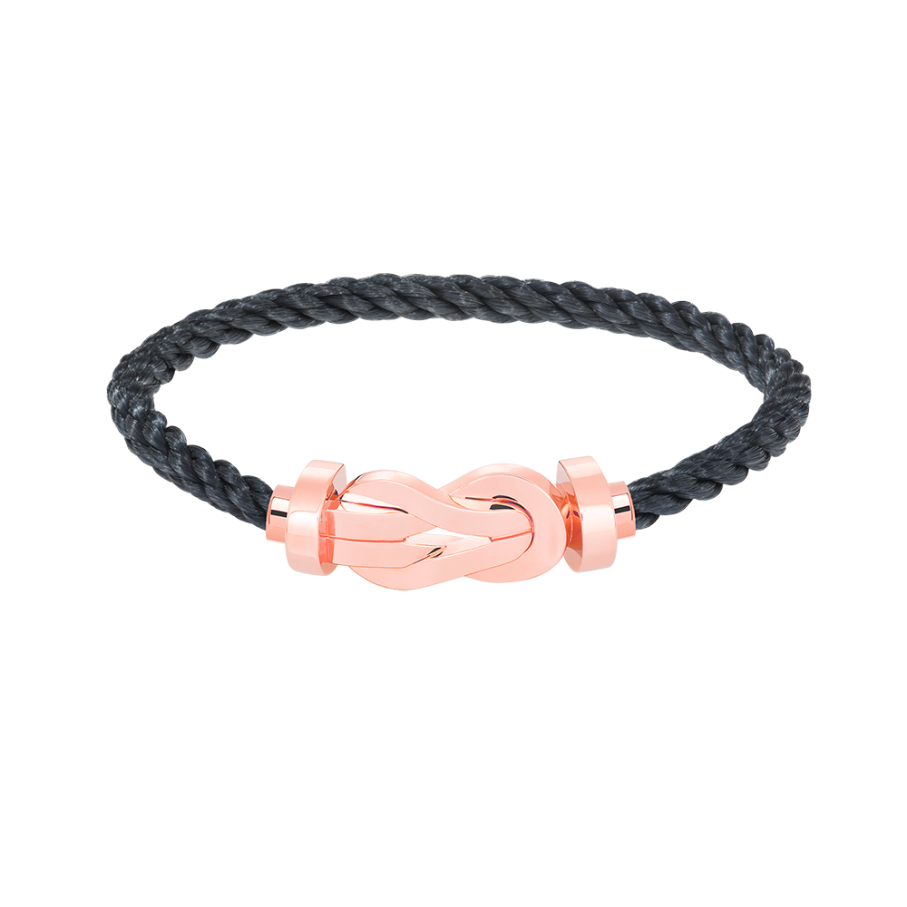[ECHO ]CHANCE LARGE 8 FIGURE BUCKLE NO DIAMOND BRACELET ROSE GOLD