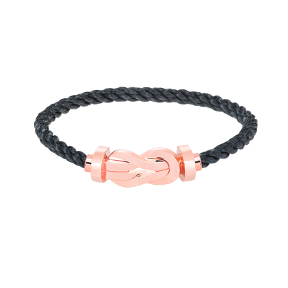 [ECHO ]CHANCE LARGE 8 FIGURE BUCKLE NO DIAMOND BRACELET ROSE GOLD