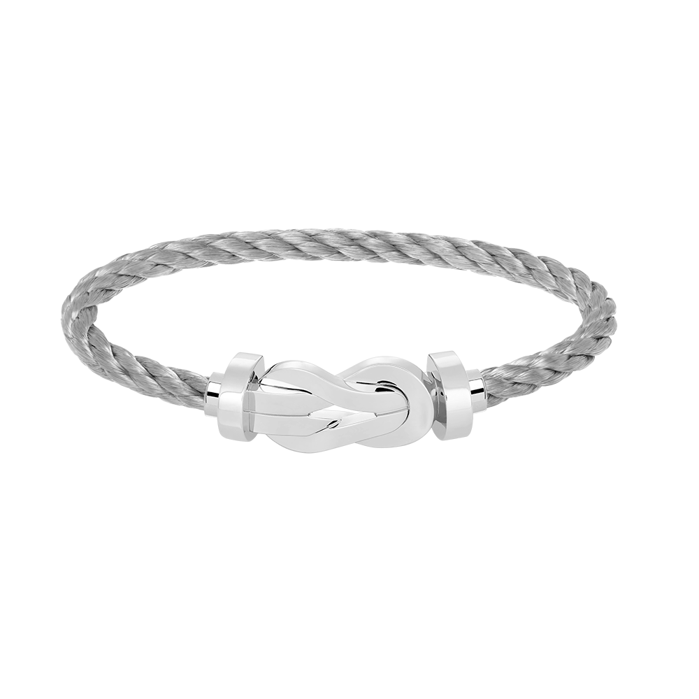 [ECHO ]CHANCE LARGE 8 FIGURE BUCKLE NO DIAMOND BRACELET SILVER