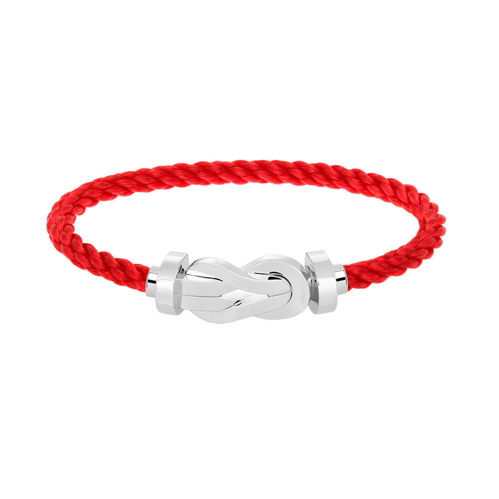 [ECHO ]CHANCE LARGE 8 FIGURE BUCKLE NO DIAMOND BRACELET SILVER