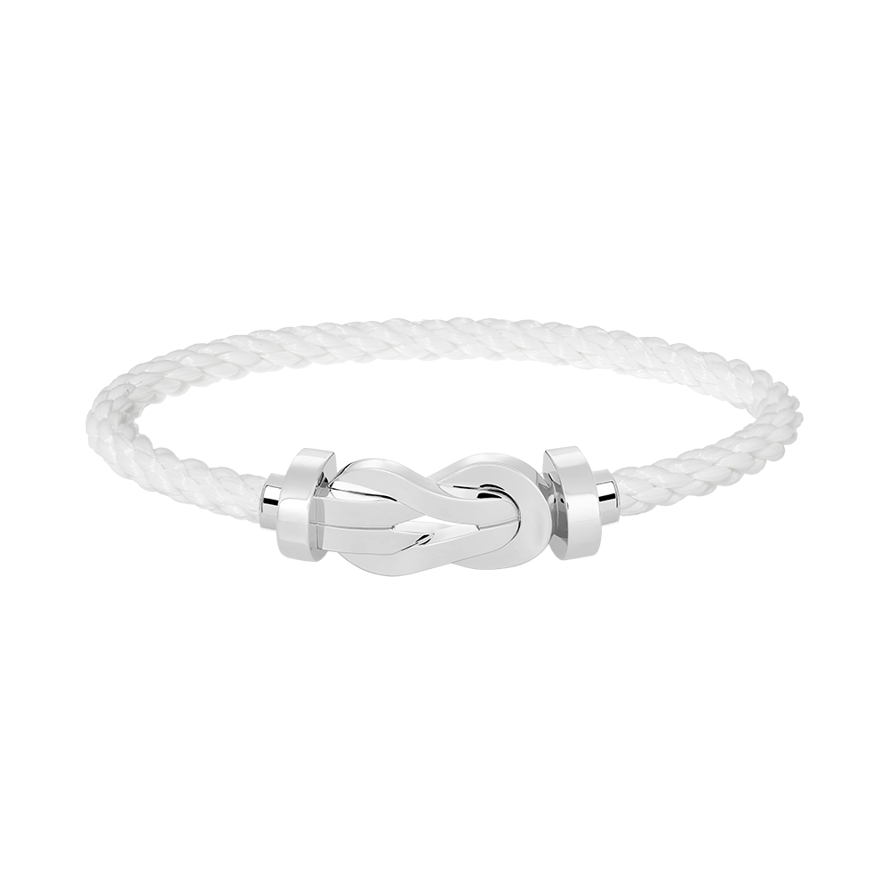 [ECHO ]CHANCE LARGE 8 FIGURE BUCKLE NO DIAMOND BRACELET SILVER