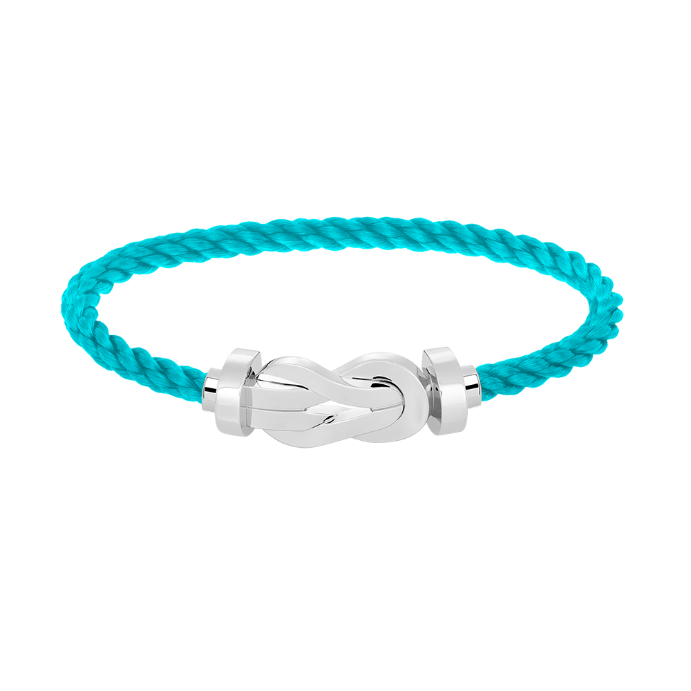 [ECHO ]CHANCE LARGE 8 FIGURE BUCKLE NO DIAMOND BRACELET SILVER