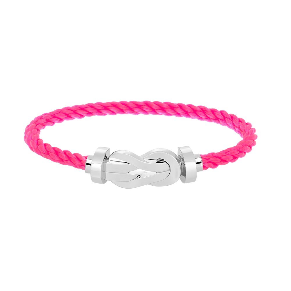 [ECHO ]CHANCE LARGE 8 FIGURE BUCKLE NO DIAMOND BRACELET SILVER