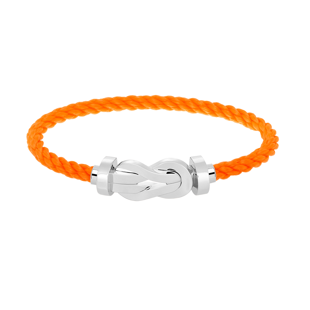 [ECHO ]CHANCE LARGE 8 FIGURE BUCKLE NO DIAMOND BRACELET SILVER