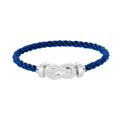 [ECHO ]CHANCE LARGE 8 FIGURE BUCKLE NO DIAMOND BRACELET SILVER