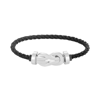 [ECHO ]CHANCE LARGE 8 FIGURE BUCKLE NO DIAMOND BRACELET SILVER