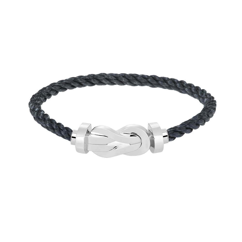 [ECHO ]CHANCE LARGE 8 FIGURE BUCKLE NO DIAMOND BRACELET SILVER