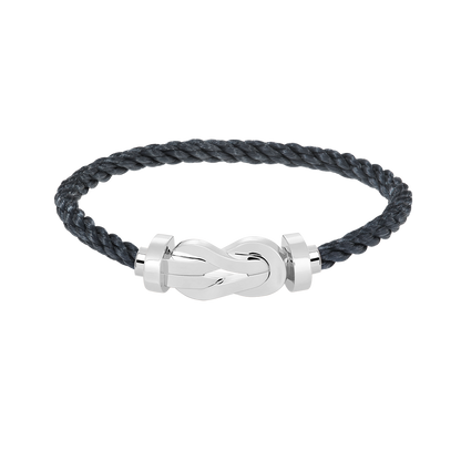 [ECHO ]CHANCE LARGE 8 FIGURE BUCKLE NO DIAMOND BRACELET SILVER