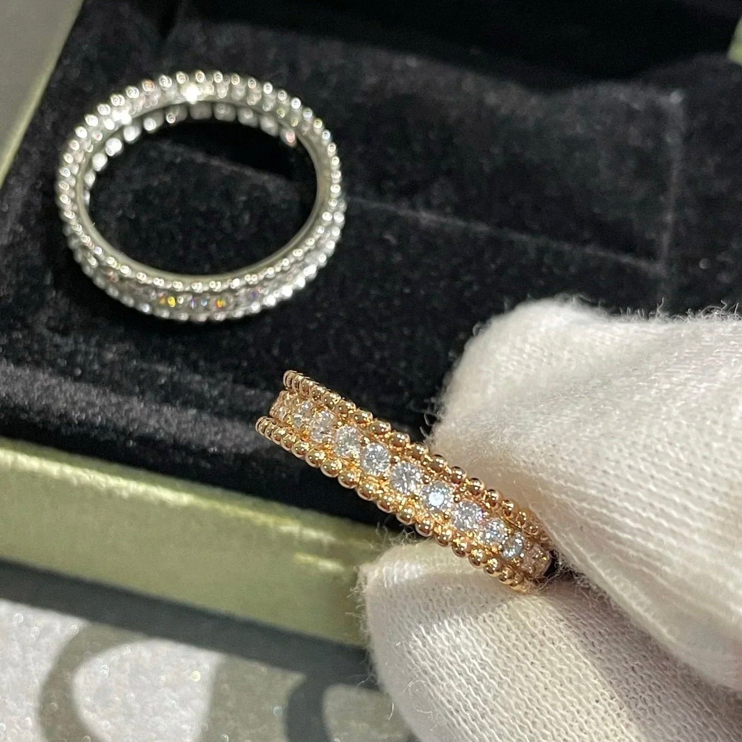 [ECHO ]PERLEE DIAMOND SILVER RING