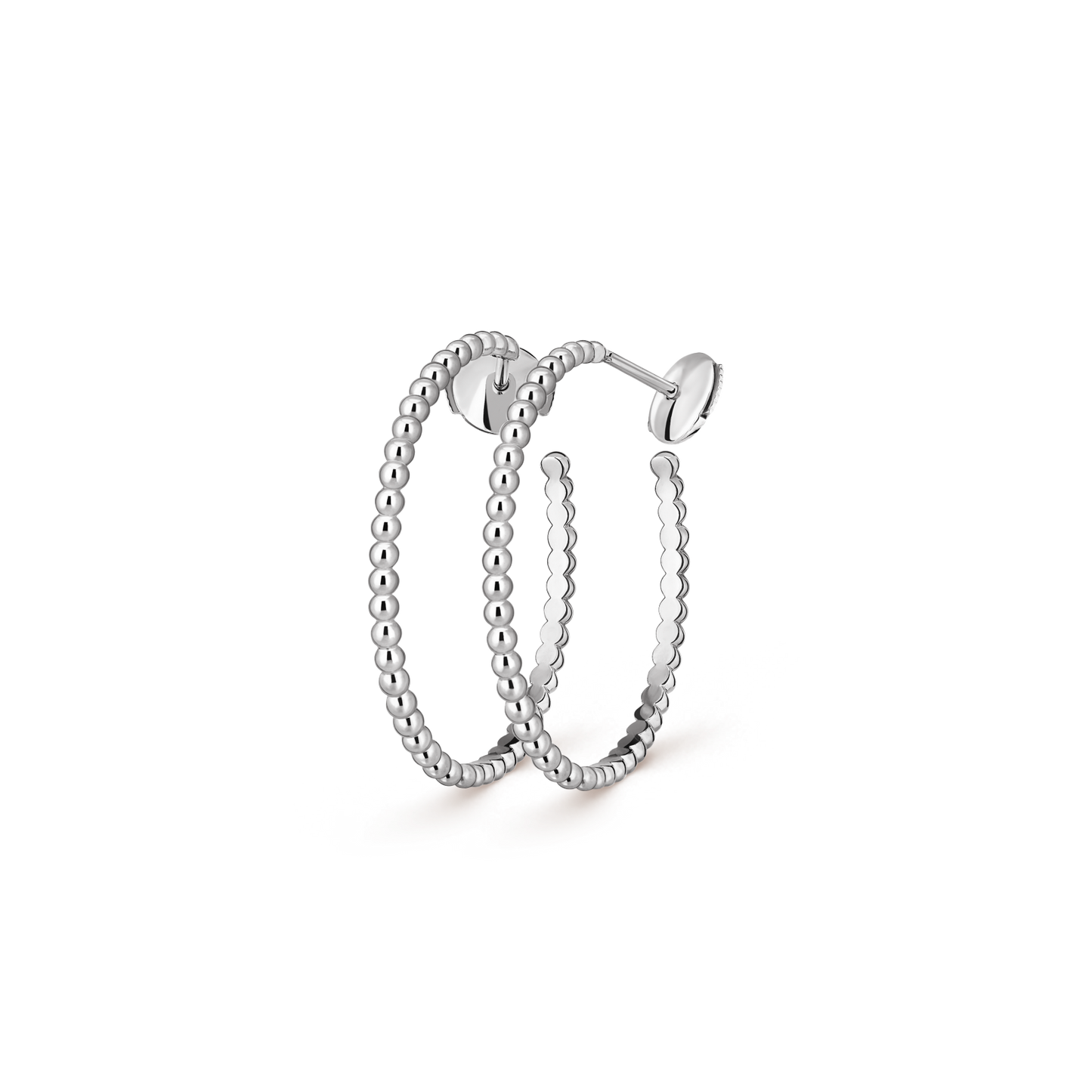 [ECHO] SMOOTH BEAD STUD EARRINGS