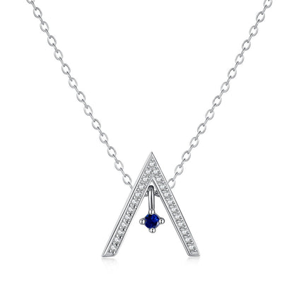 [ECHO ]Sparkling "A" Shape Necklace