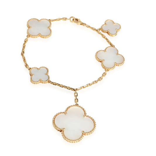 [ECHO ]MAGIC CLOVER MOP GOLD BRACELET 5 MOTIFS