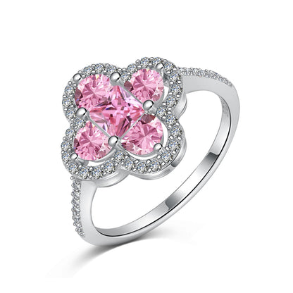 [ECHO ]Luxurious Eternity Flower Shape Banquet Ring