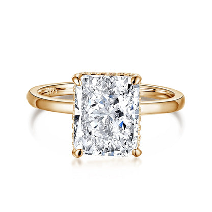 [ECHO ]4.0 Carat Ornate Enchanting Radiand Cut Banquet Ring