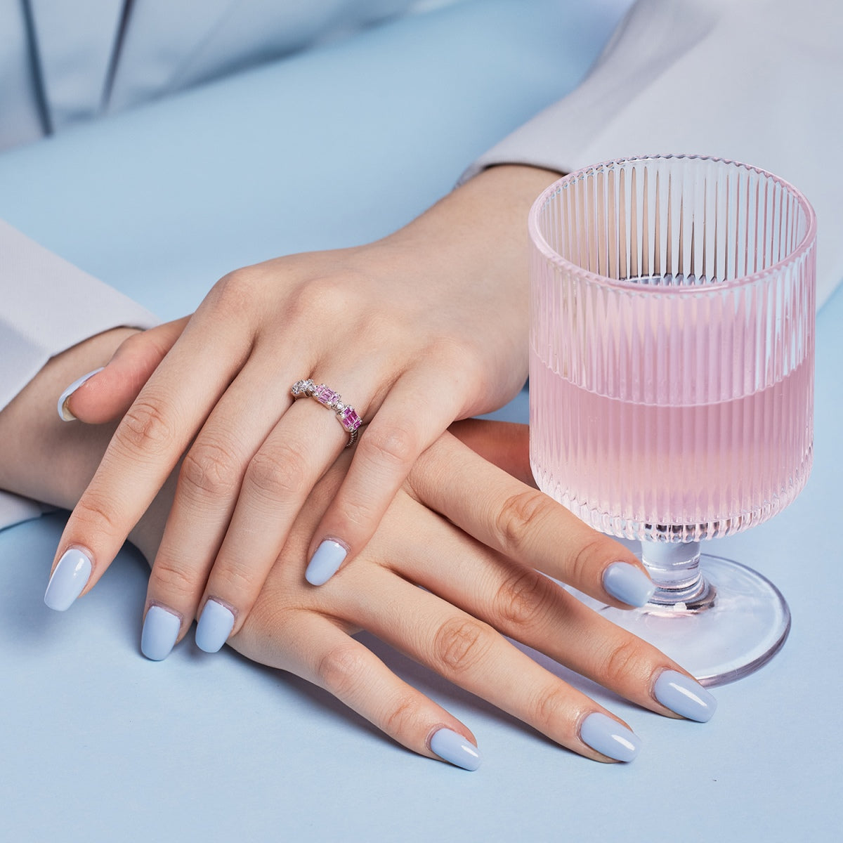 [ECHO ]Unique Colorful Emerald Cut Party Ring