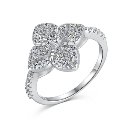 [ECHO ]Luxurious Colorful Flower Shape Banquet Ring