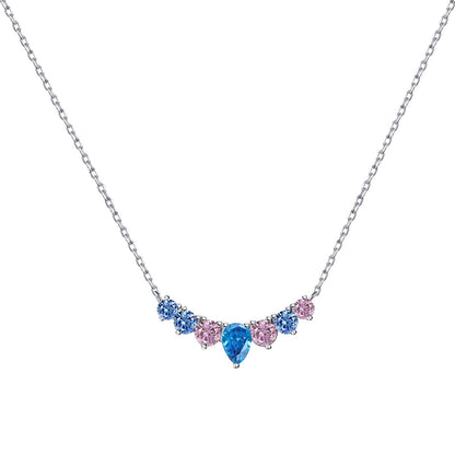 [ECHO ]Dainty Colorful Heart Necklace
