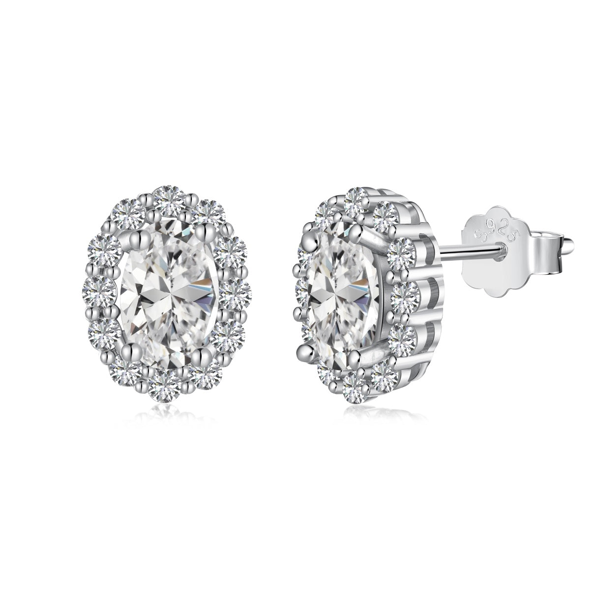 [ECHO ]Delicate Unique Oval Cut Daily Earrings