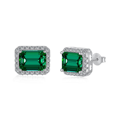 [ECHO ]Luxurious Dainty Emerald Cut Banquet Earrings