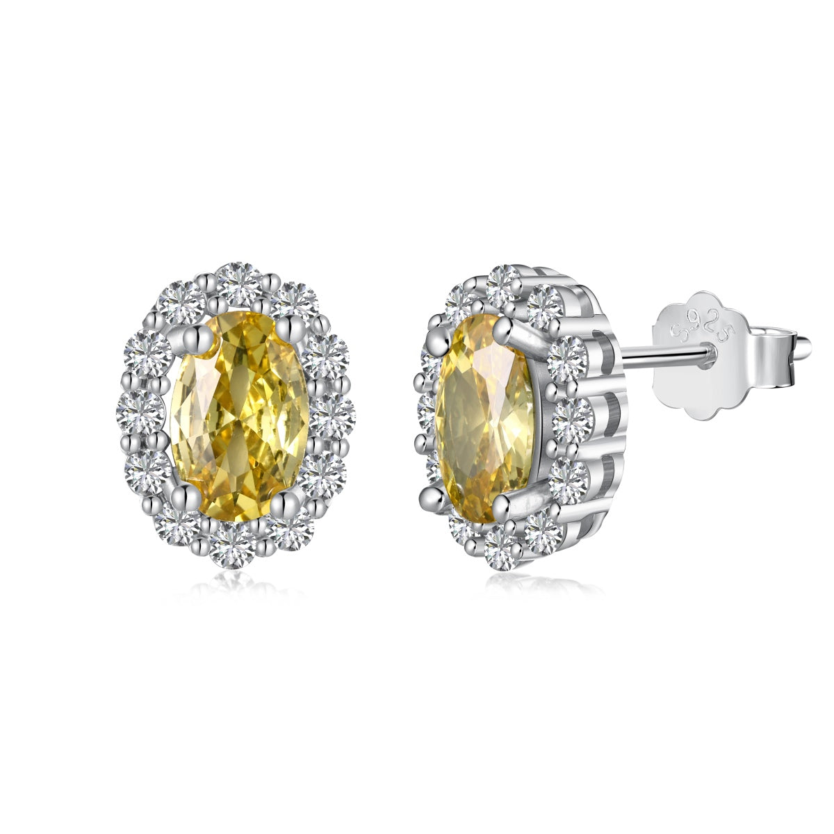 [ECHO ]Delicate Unique Oval Cut Daily Earrings