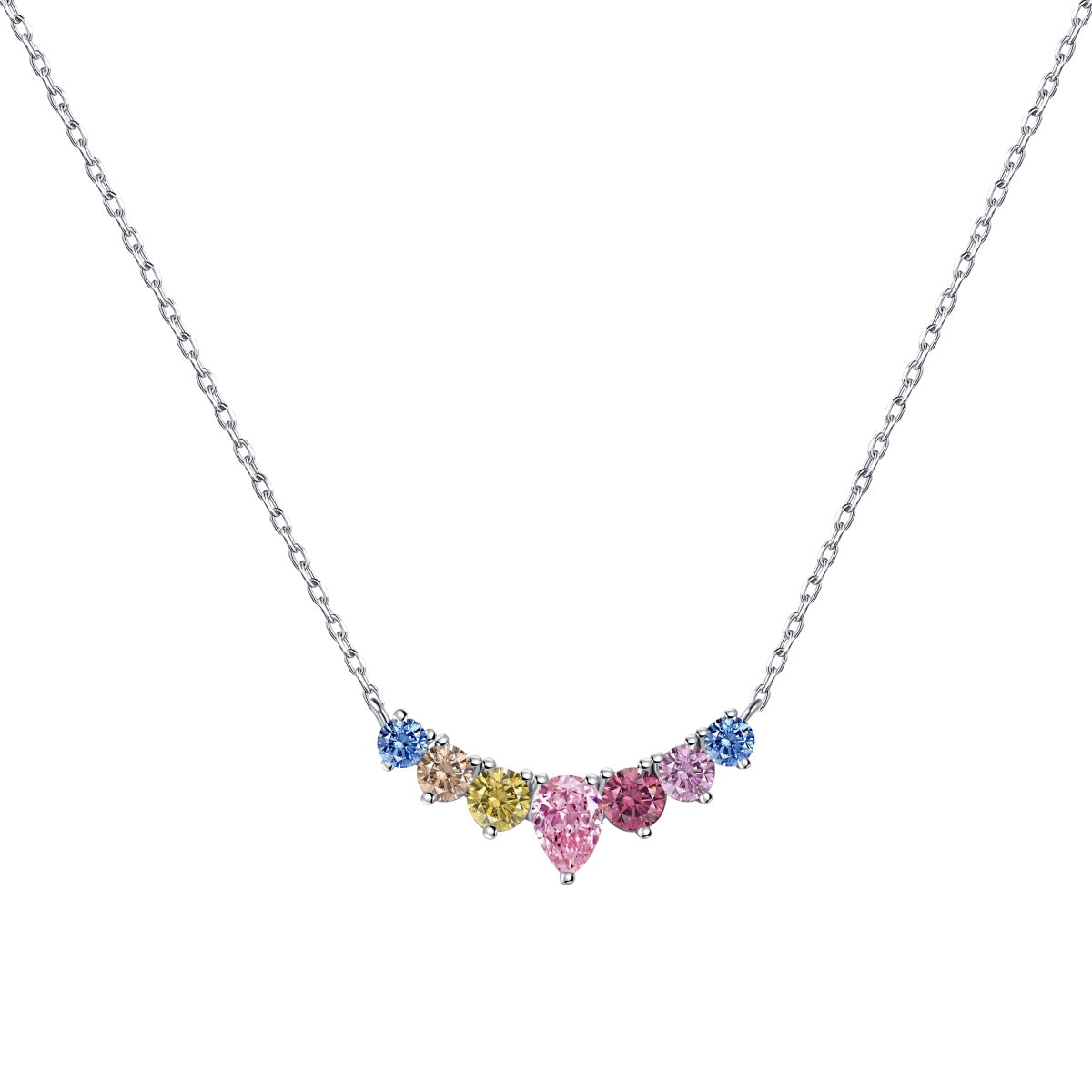 [ECHO ]Dainty Colorful Heart Necklace