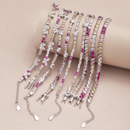 [ECHO ]Ornate Colorful Butterfly Shape Round Cut Daily Bracelet