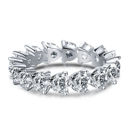 [ECHO ]0.25 Carat Radiant Romance Heart Cut Lover Ring