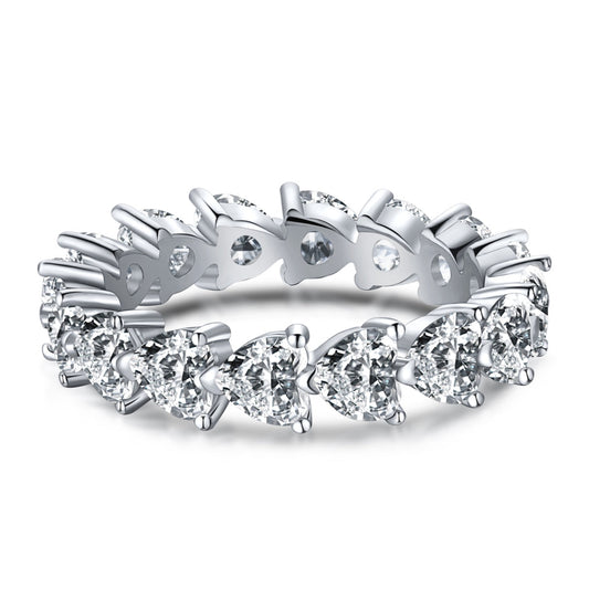 [ECHO ]0.25 Carat Radiant Romance Heart Cut Lover Ring