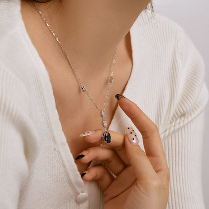 [ECHO ]Dazzling Pear Cut Necklace