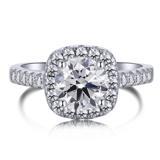 [ECHO ]Dazzling Resplendent Round Cut Wedding Ring