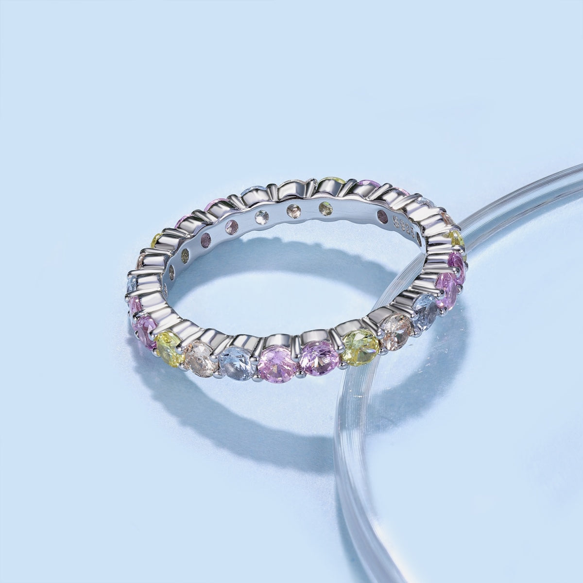 [ECHO ]Dazzling Resplendent Round Cut Party Ring