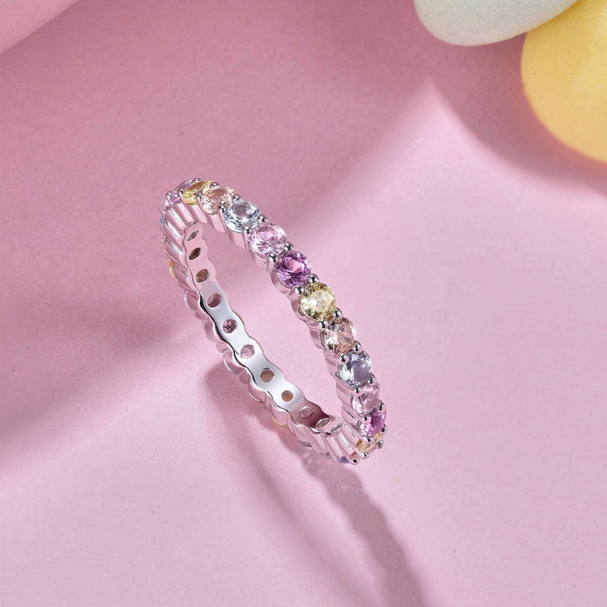 [ECHO ]Dazzling Resplendent Round Cut Party Ring
