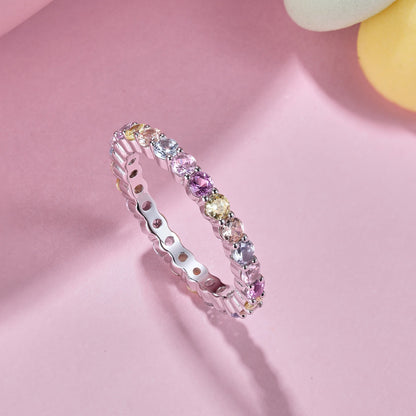 [ECHO ]Dazzling Resplendent Round Cut Party Ring