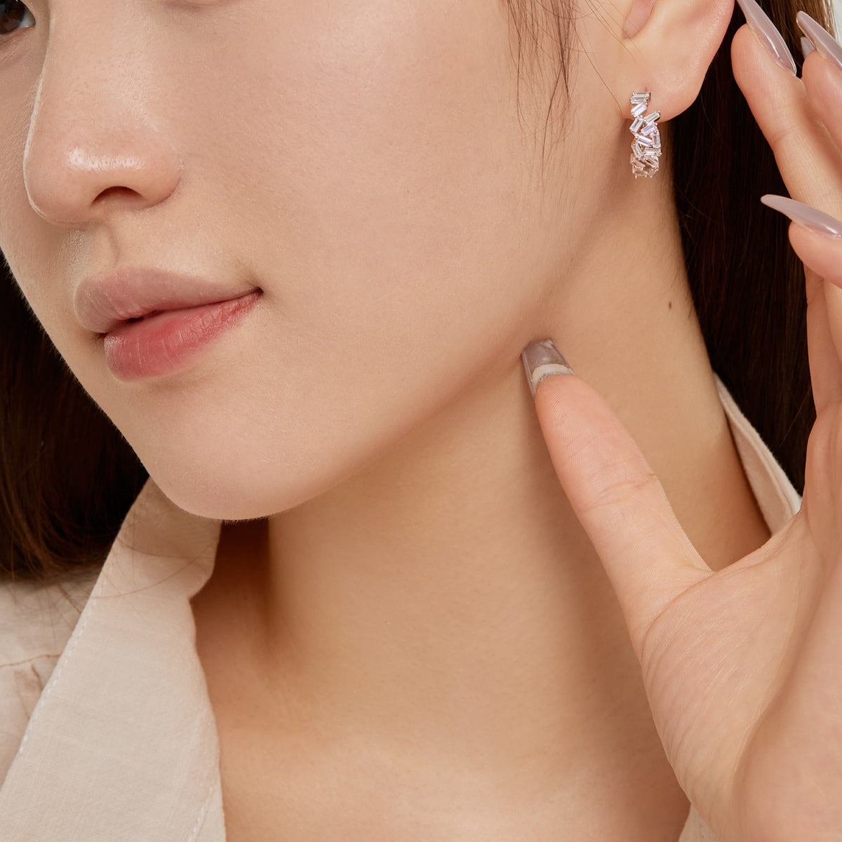 [ECHO ]Dazzling Colorful Emerald Cut Daily Earrings