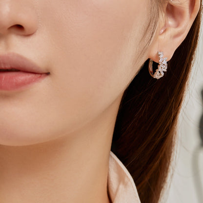 [ECHO ]Dazzling Colorful Emerald Cut Daily Earrings