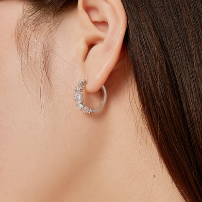 [ECHO ]Dazzling Colorful Emerald Cut Daily Earrings