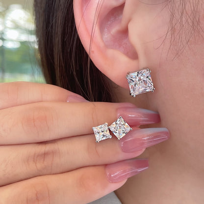 [ECHO ]Delicate Square Shape Earrings