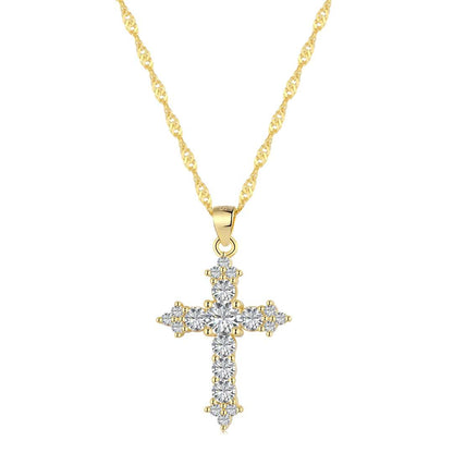 [ECHO ]Delicate Cross Shape Necklace